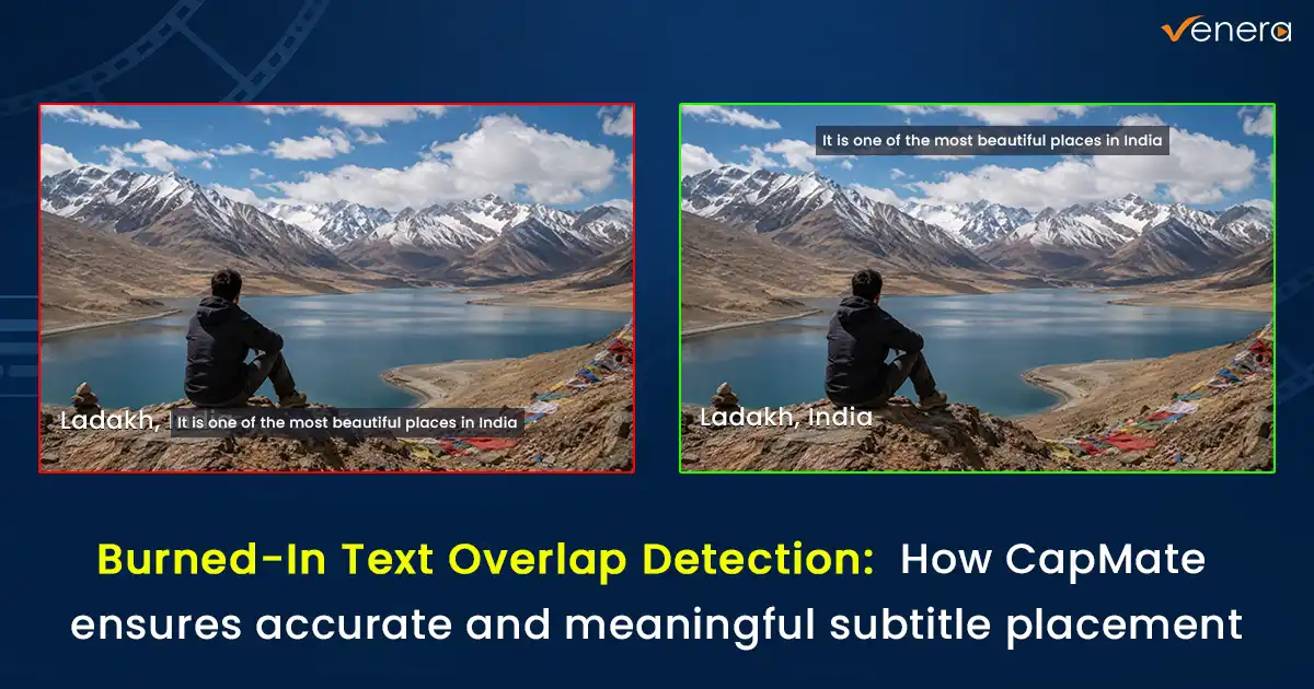 Burned-In Text Detection and Overlap Correction