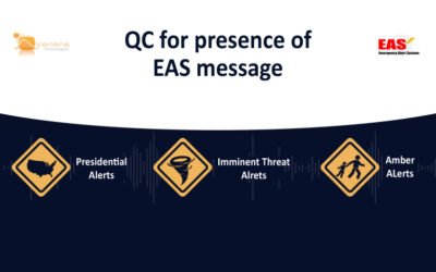 QC for Presence of Emergency Alert System (EAS) Message